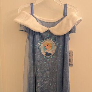 NWT - Disney Frozen Elsa Blue Nightgown Sleepdress - Size 4